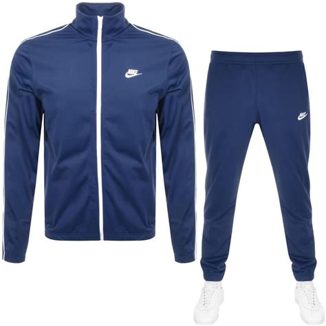 mens navy blue tracksuit